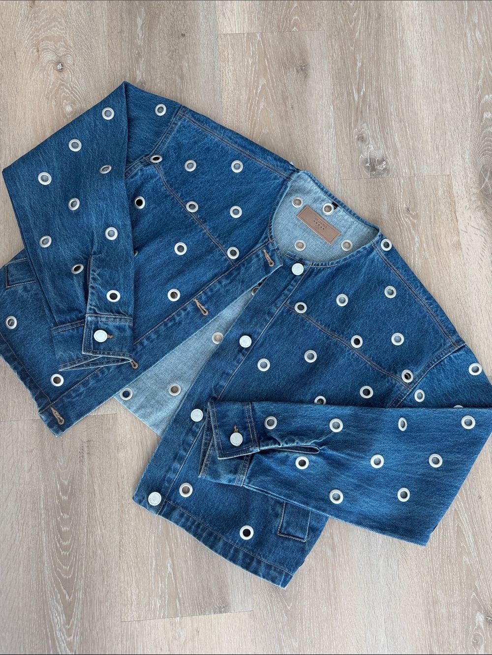 Blank NYC Grommet Denim Jacket